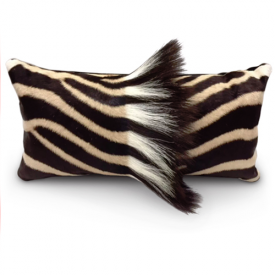 zebra bolster pillow